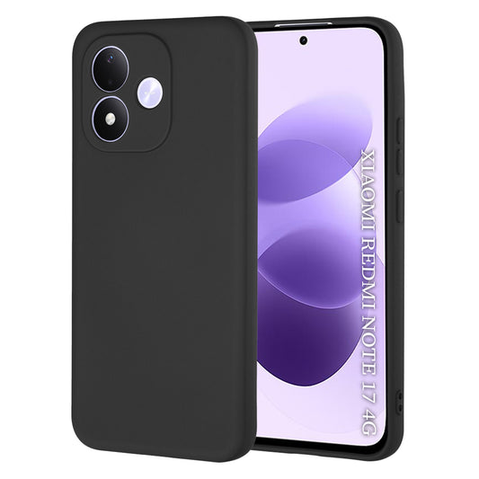Tok Xiaomi Redmi Note 17 4G / Note 17 5G-hez, Techsuit, SoftFlex, Fekete