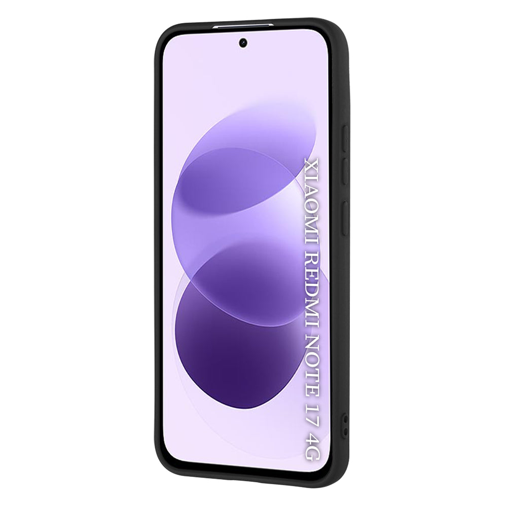 Tok Xiaomi Redmi Note 17 4G / Note 17 5G-hez, Techsuit, SoftFlex, Fekete