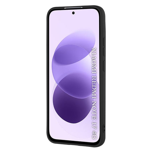 Tok Xiaomi Redmi Note 17 4G / Note 17 5G-hez, Techsuit, SoftFlex, Fekete