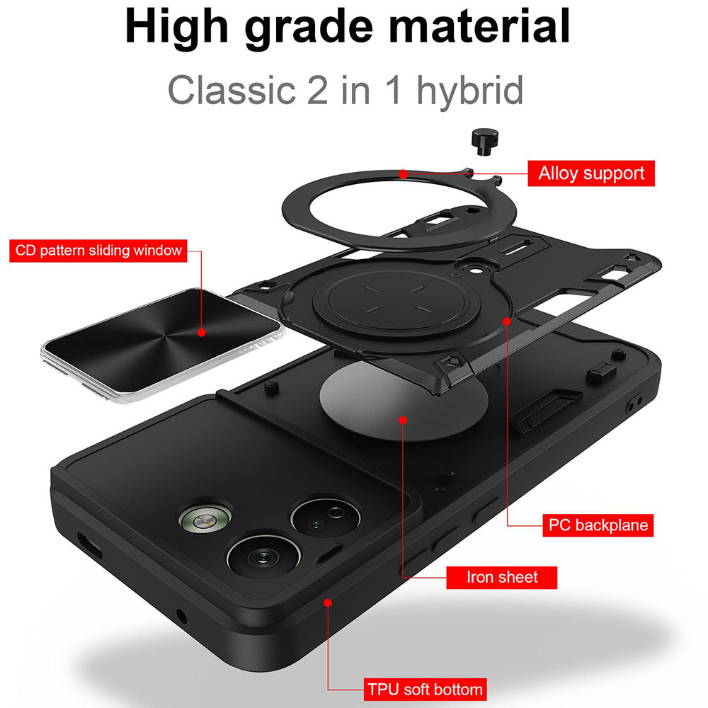 Case for Xiaomi Redmi Note 17 Pro Max, Techsuit, CamGuard Pro, Black