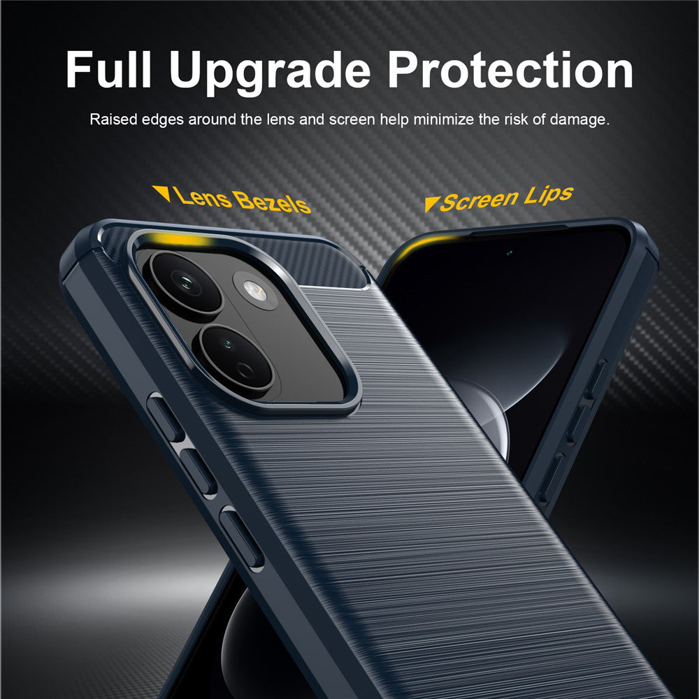 Tok Xiaomi Redmi Note 17 Pro Max készülékhez, Techsuit, Carbon, kék