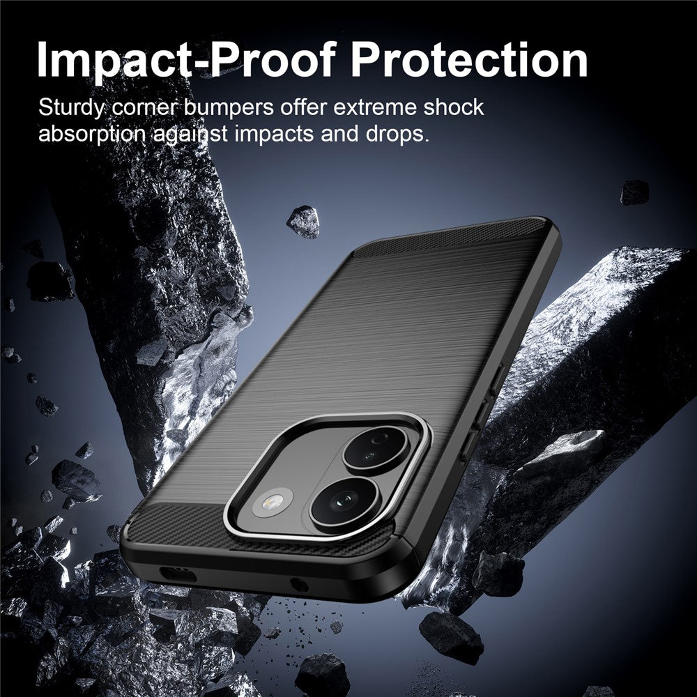 Tok Xiaomi Redmi Note 17 Pro Max-hoz, Techsuit, karbon, fekete