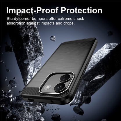 Tok Xiaomi Redmi Note 17 Pro Max-hoz, Techsuit, karbon, fekete