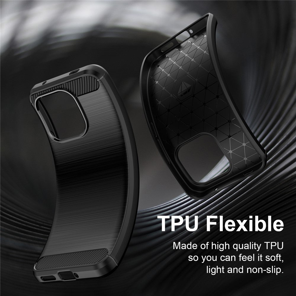 Tok Xiaomi Redmi Note 17 Pro Max-hoz, Techsuit, karbon, fekete