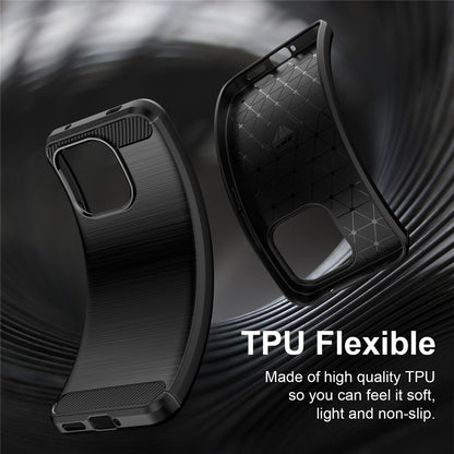Tok Xiaomi Redmi Note 17 Pro Max-hoz, Techsuit, karbon, fekete