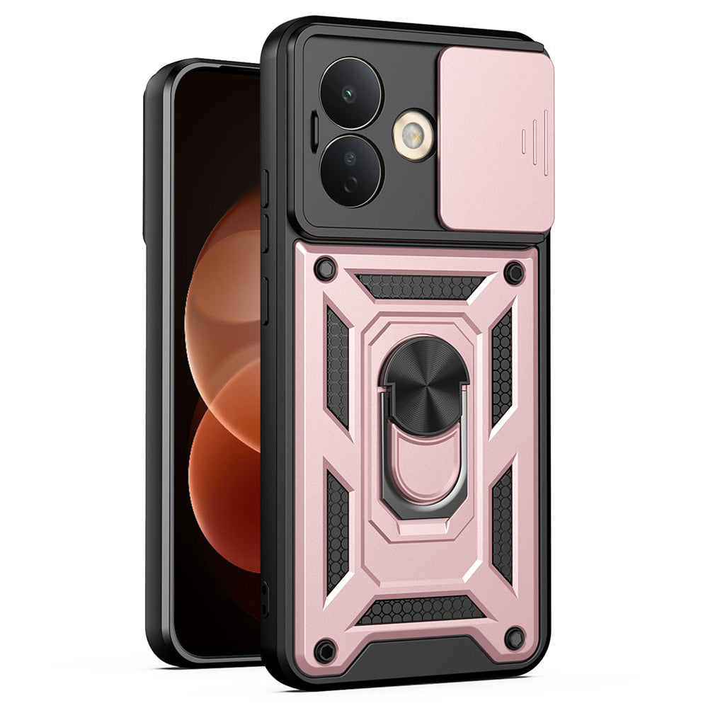 Tok Xiaomi Redmi Note 17 Pro készülékhez, Techsuit, CamShield, rózsaarany