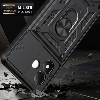 Tok Xiaomi Redmi Note 17 Pro készülékhez, Techsuit, CamShield, rózsaarany