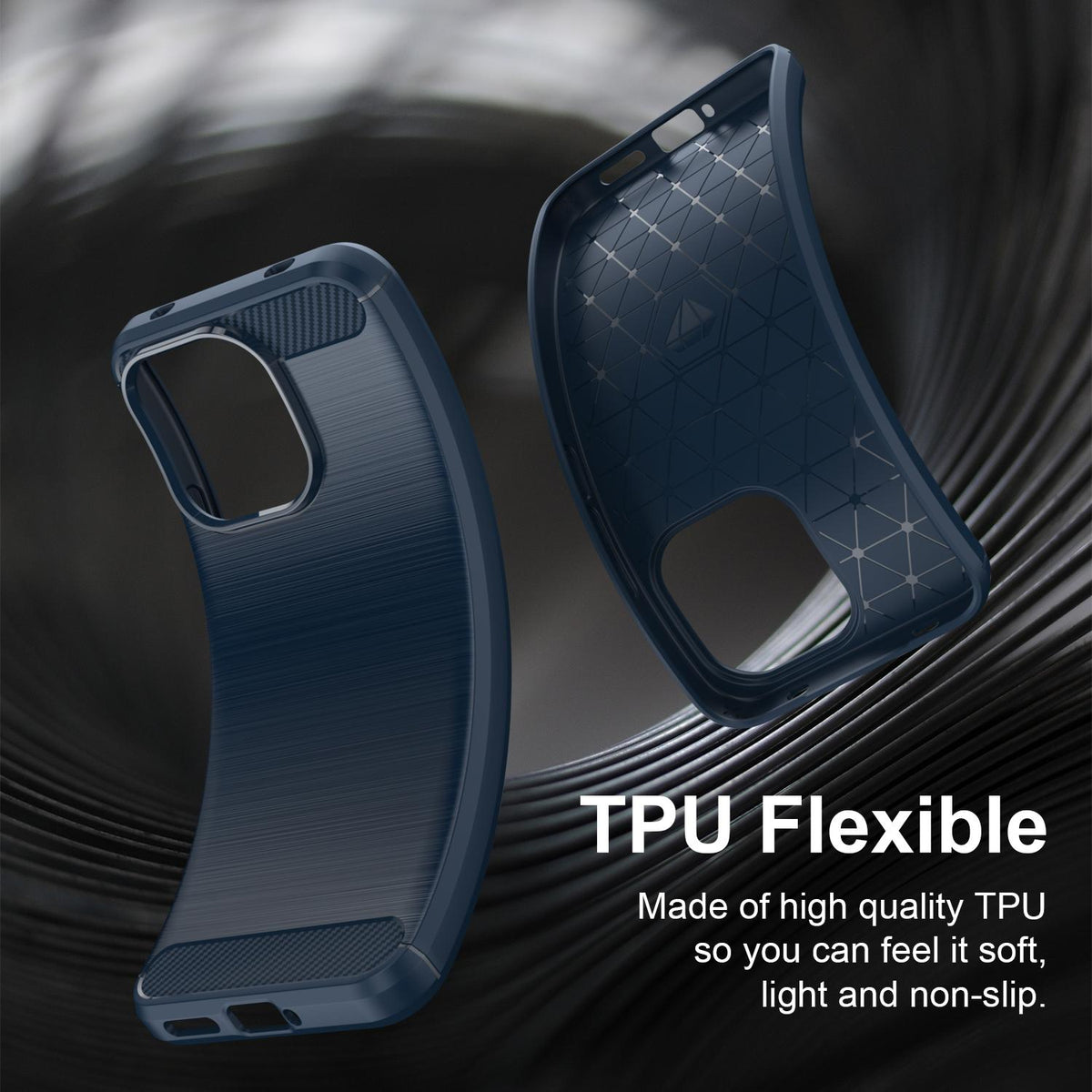 Tok Xiaomi Redmi Note 17 Pro készülékhez, Techsuit, Carbon, kék