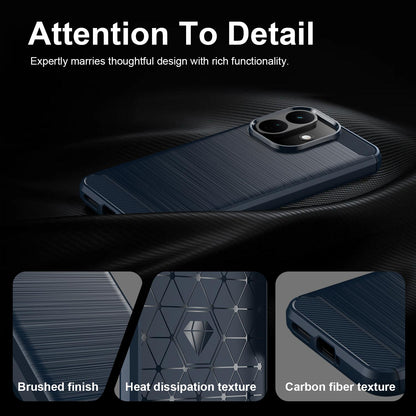 Tok Xiaomi Redmi Note 17 Pro készülékhez, Techsuit, Carbon, kék