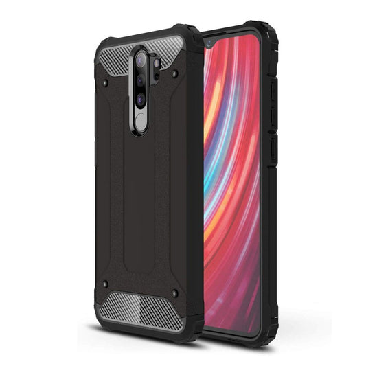 Tok Xiaomi Redmi Note 8 Pro-hoz, Techsuit, Hybrid Armor, Fekete
