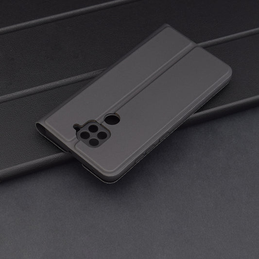 Tok Xiaomi Redmi Note 9 / 10X 4G-hez, Techsuit, Magskin Book, Fekete