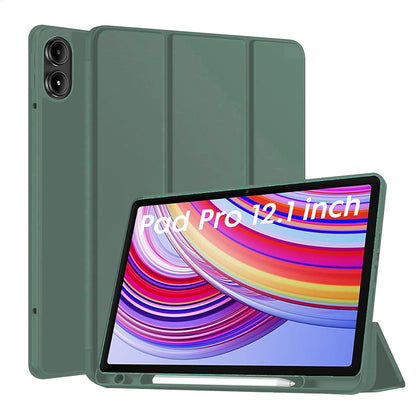 Tok Xiaomi Redmi Pad Pro / Pad / Pad Pro 5G-hez, Techsuit, Flex Trifold, Zöld