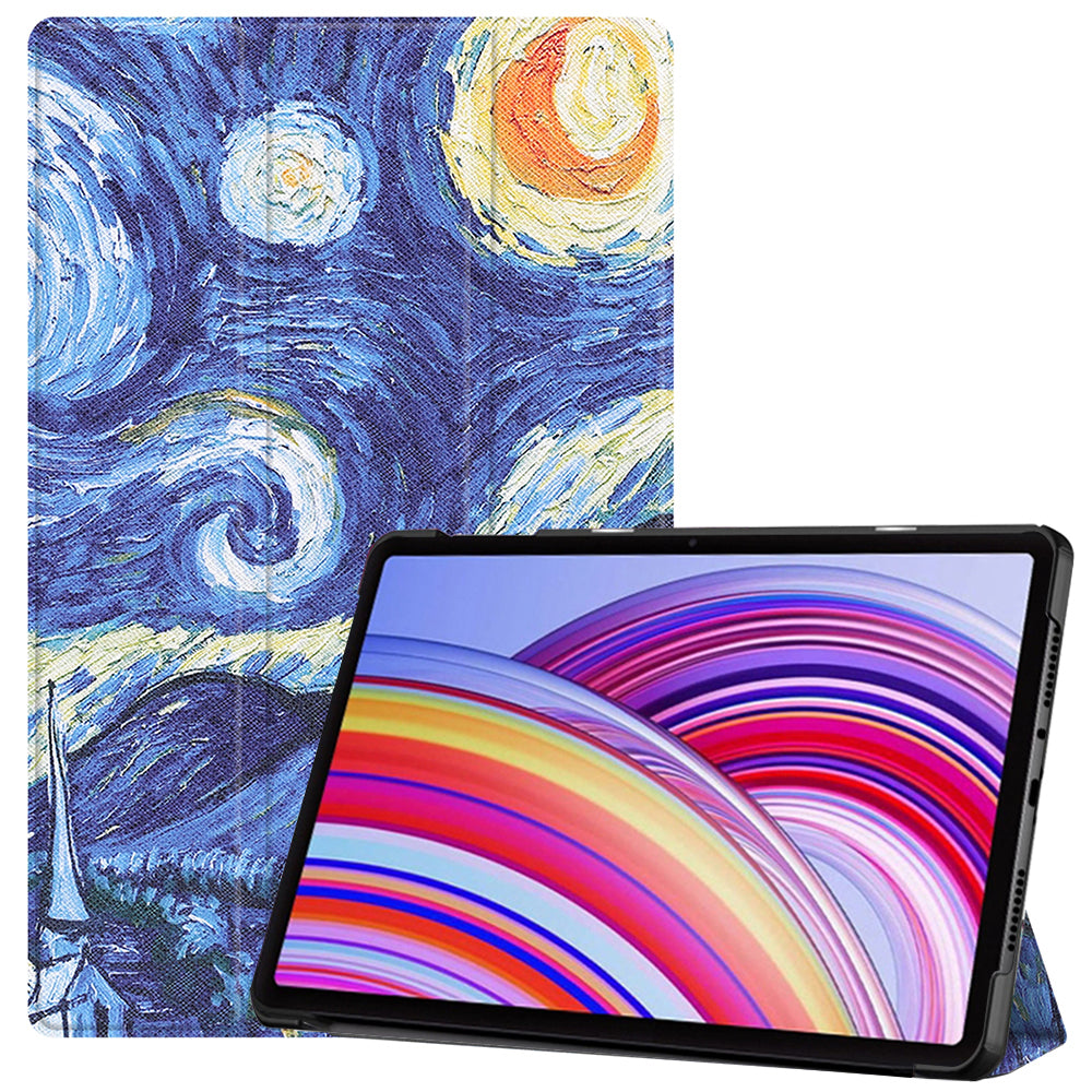 Case for Xiaomi Redmi Pad Pro / Pad / Pad Pro 5G, Techsuit, FoldPro Starry Night, Multicolor