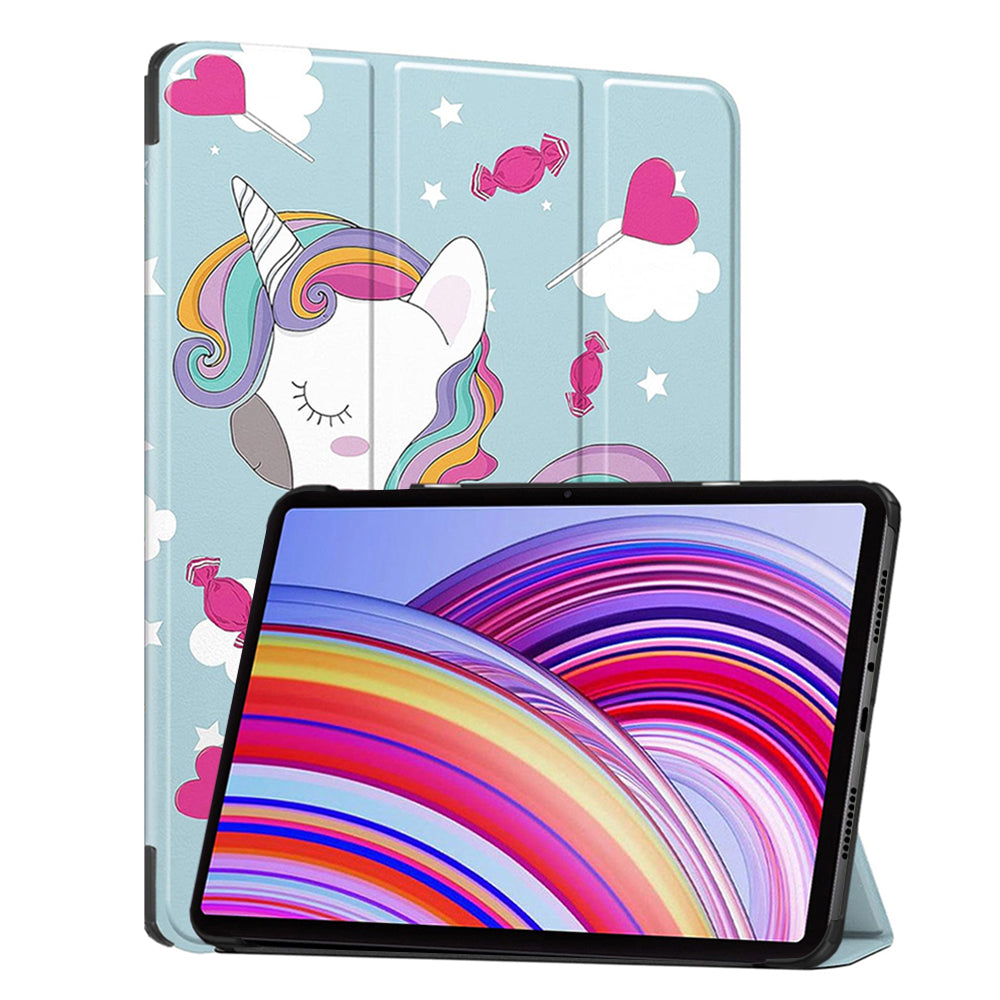 Tok Xiaomi Redmi Pad Pro / Pad / Pad Pro 5G-hez, Techsuit, FoldPro Unicorn, Többszínű