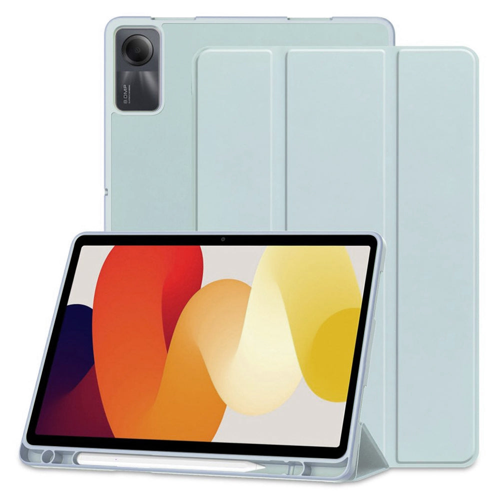 Tok Xiaomi Redmi Pad SE-hez, Techsuit, Flex Trifold, Kék