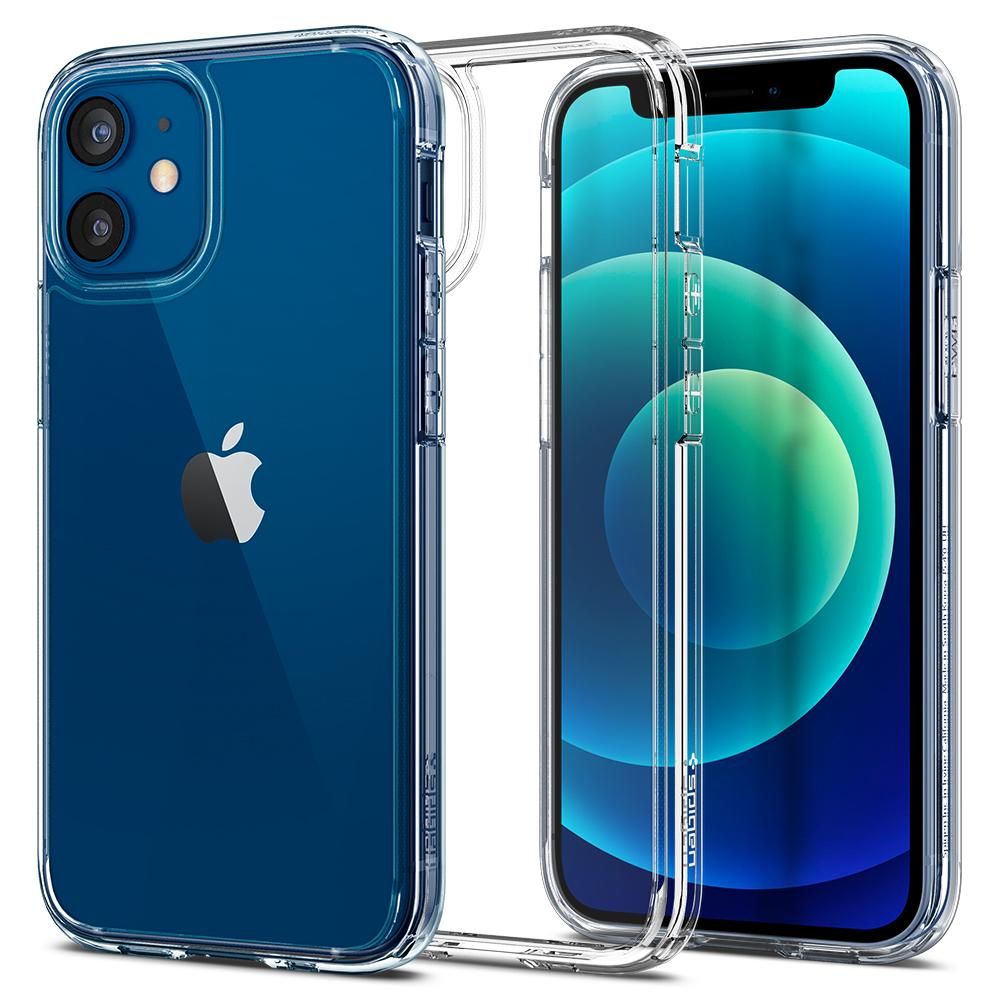 Tok Apple iPhone 12 / 12 Pro készülékhez, Spigen, Ultra Hybrid, Átlátszó ACS01702
