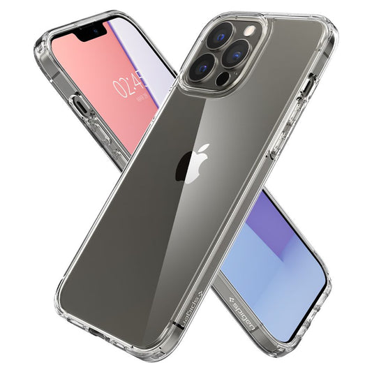 Tok Apple iPhone 13 Pro Max-hoz, Spigen, Ultra Hybrid, Átlátszó