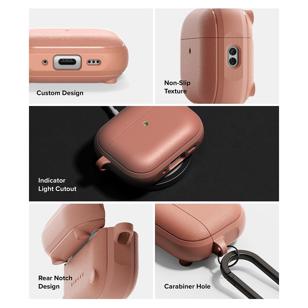 Ringke Onyx mágneses tok Apple AirPods Pro 3-hoz, bronz
