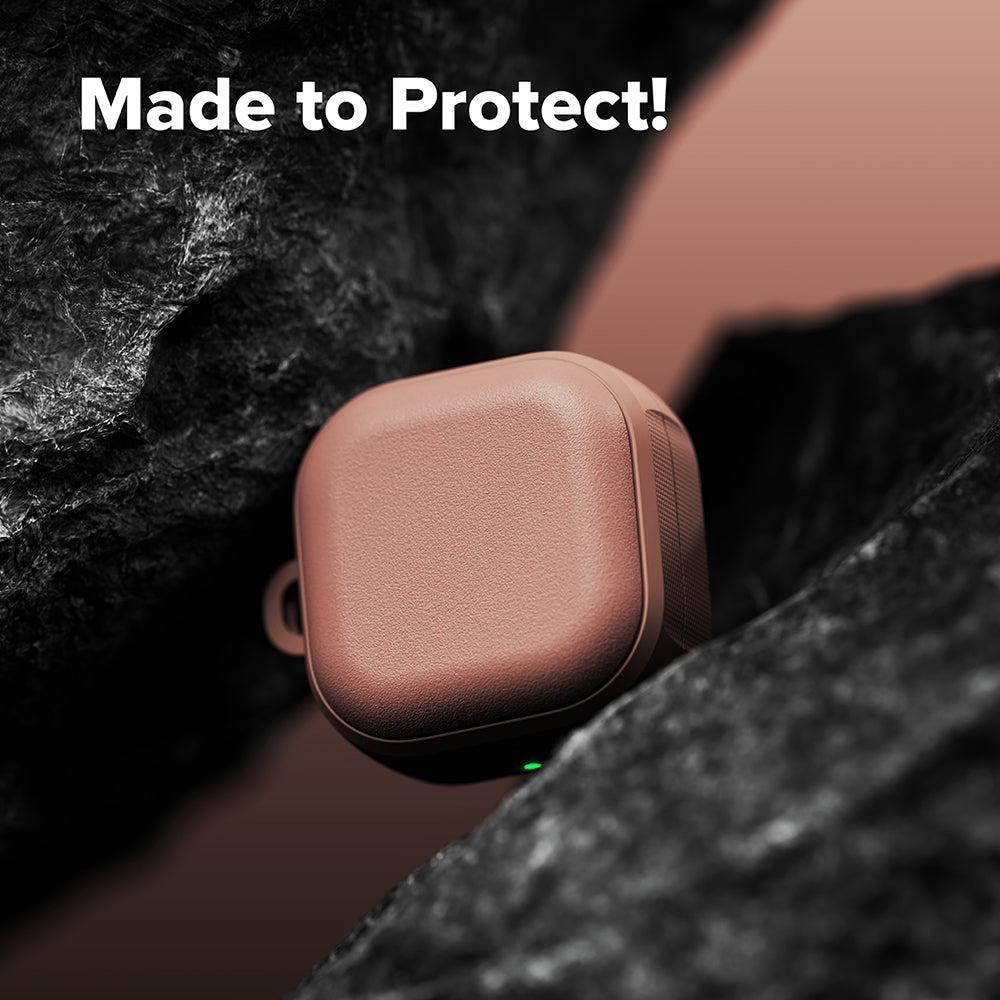 Ringke Onyx mágneses tok Samsung Galaxy Buds4 / Buds4 Pro-hoz, bronz