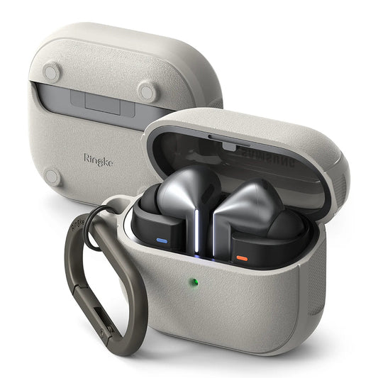 Ringke Onyx mágneses tok Samsung Galaxy Buds3 FE / Buds3 Pro / Buds3, szürke