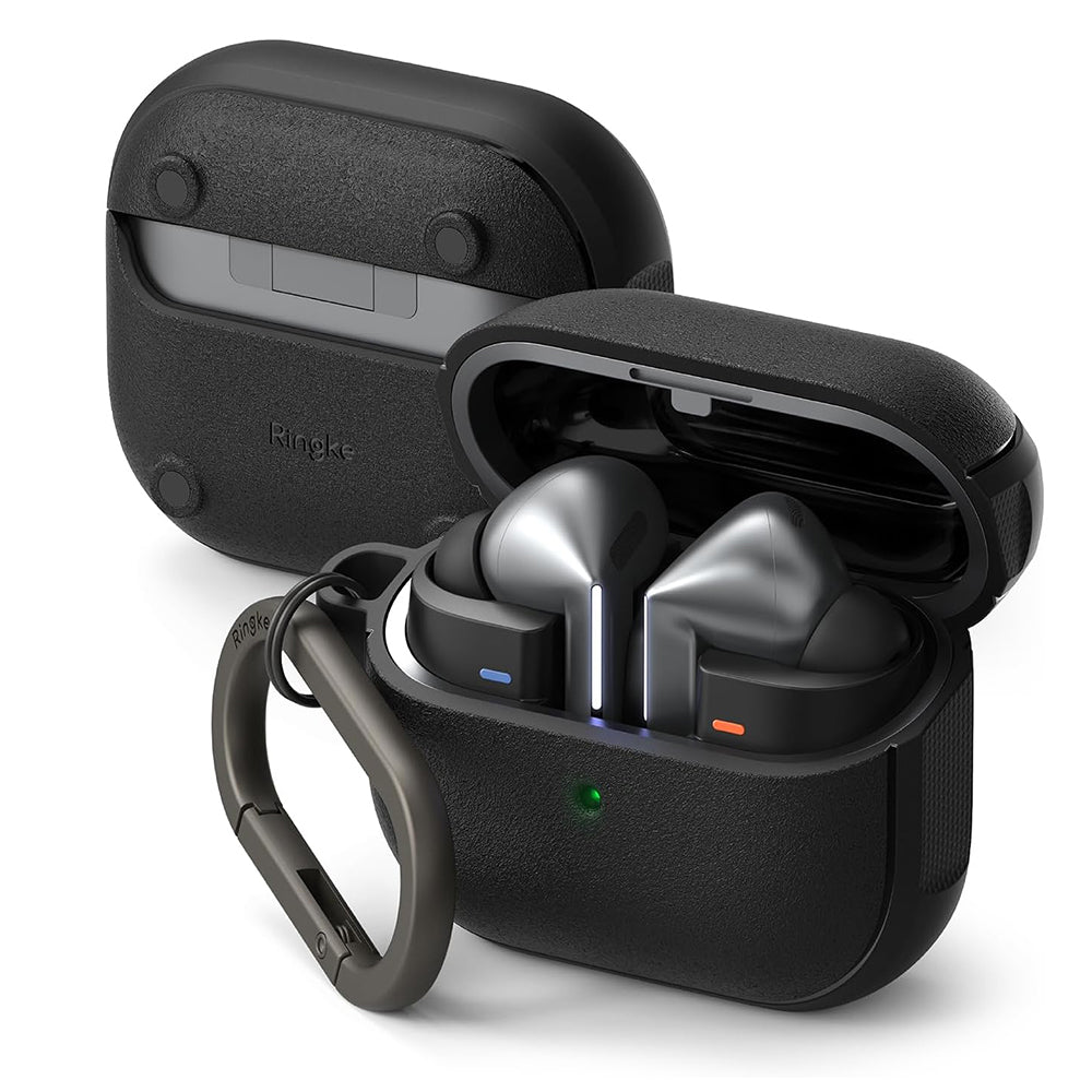 Ringke Onyx tok Samsung Galaxy Buds3 FE / Buds3 Pro / Buds3-hoz, Fekete