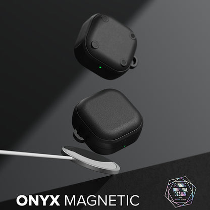 Ringke Onyx Magnetic tok Samsung Galaxy Buds4 / Buds4 Pro-hoz, Fekete