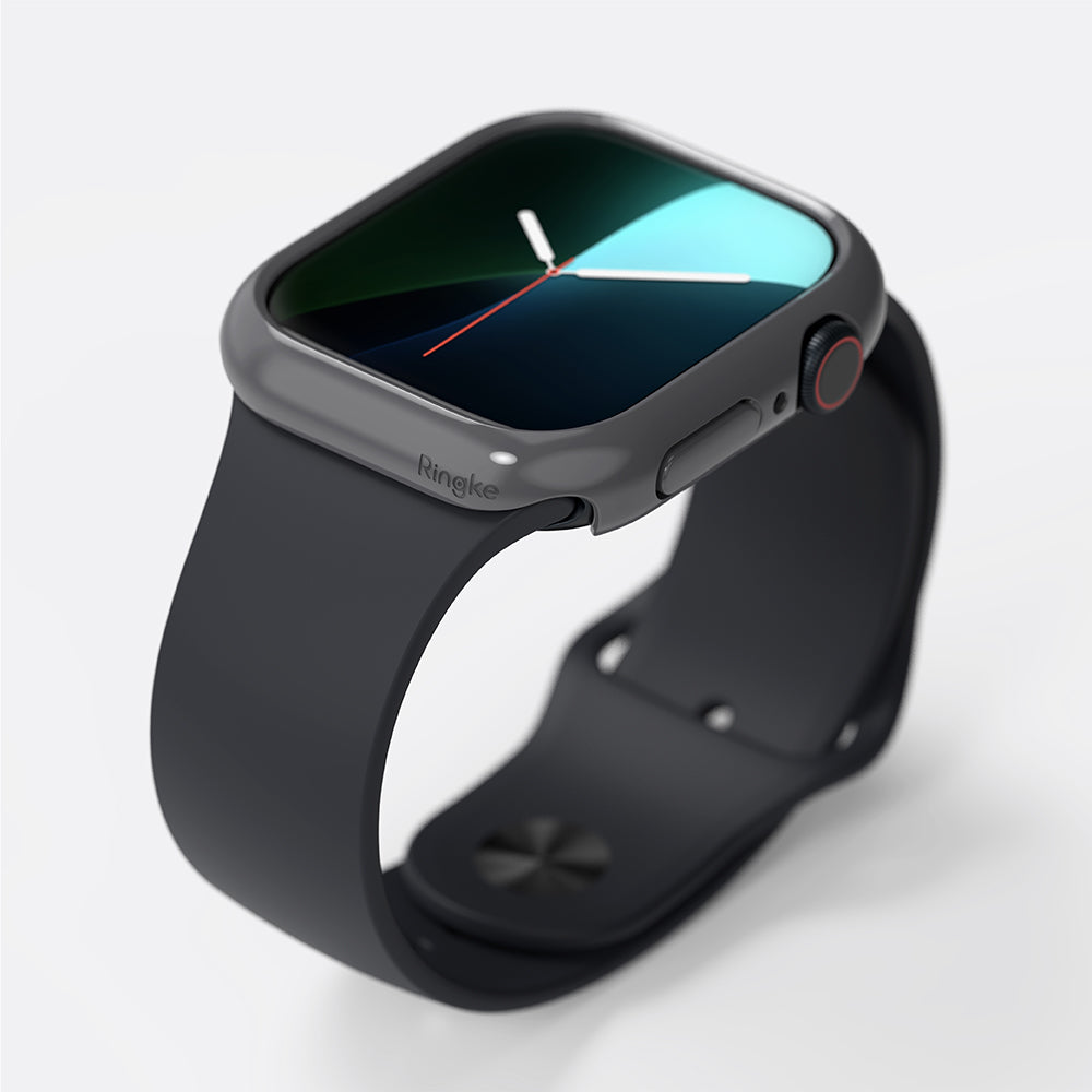 Ringke Slim tok Apple Watch Series 10 / 11 42mm-hez, 2 darabos készlet, matt fekete / átlátszó