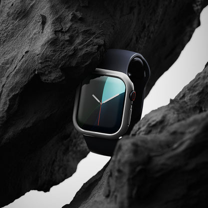 Ringke Slim tok Apple Watch Series 10 / 11 42mm-hez, 2 darabos készlet, matt fekete / átlátszó