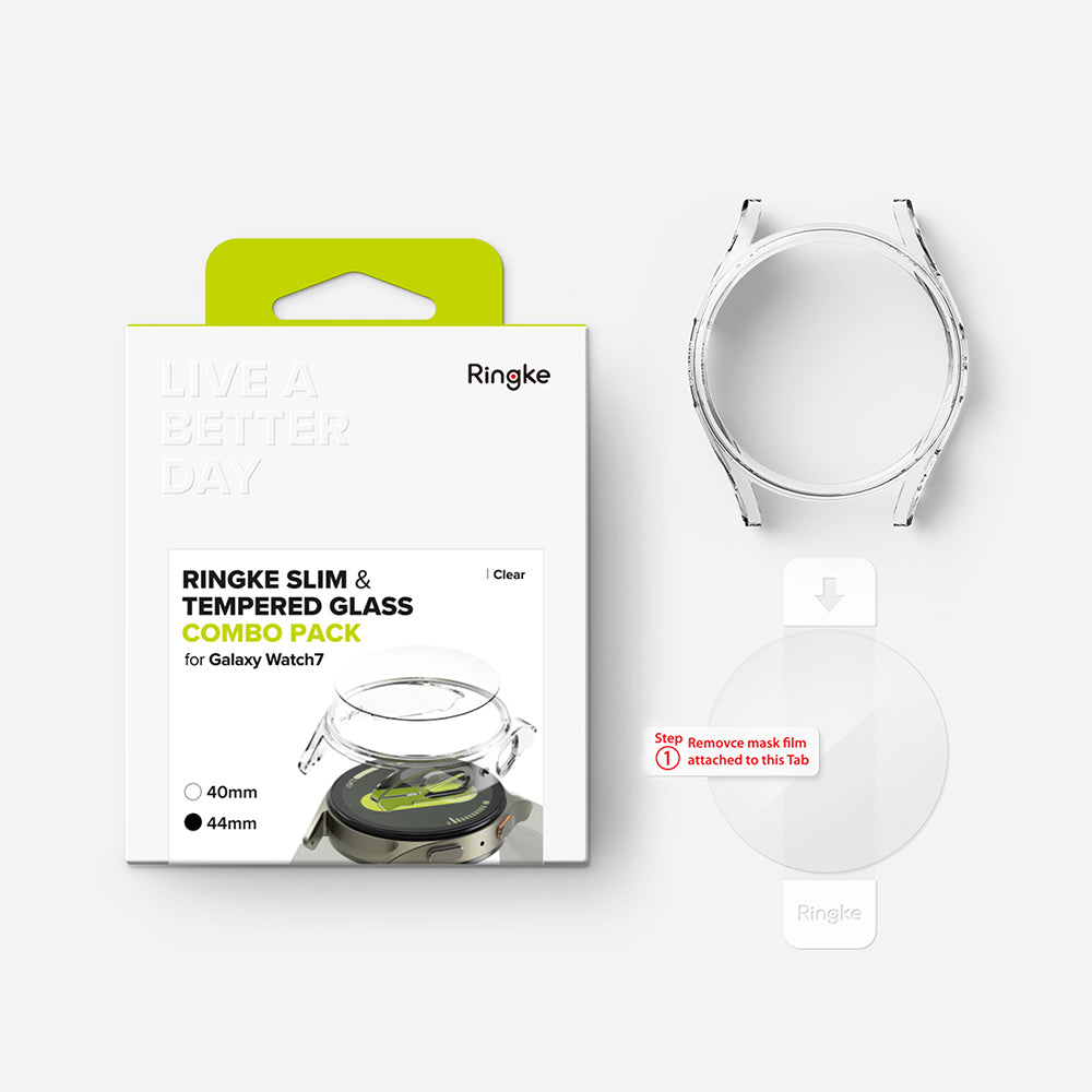 Ringke Slim tok Samsung Galaxy Watch7 44mm-hez, átlátszó