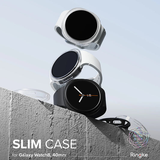 Ringke Slim tok Samsung Galaxy Watch8 40mm-hez, 2 darabos készlet, Átlátszó