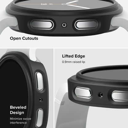 Ringke Slim tok Samsung Galaxy Watch8 44mm-hez, 2 darabos készlet, matt fekete