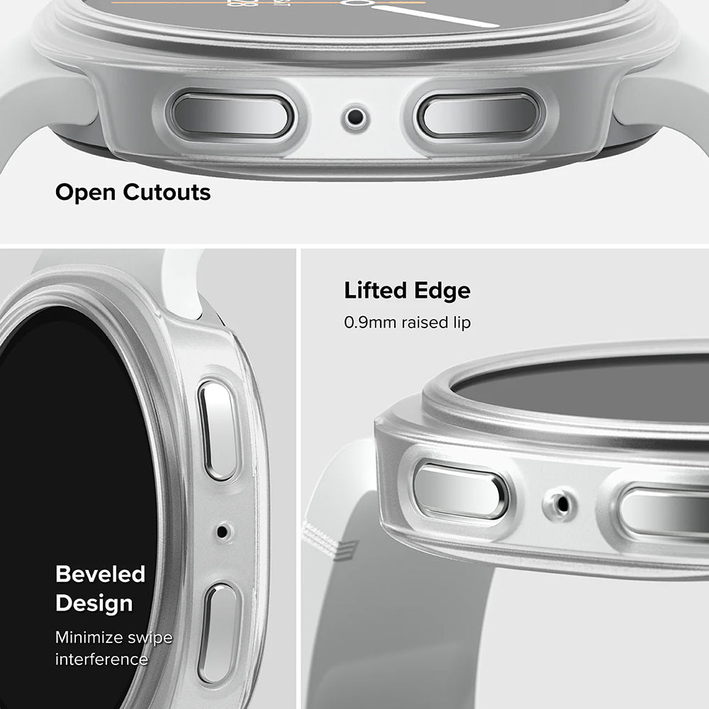 Ringke Slim tok Samsung Galaxy Watch8 44mm-hez, 2 darabos készlet, Átlátszó