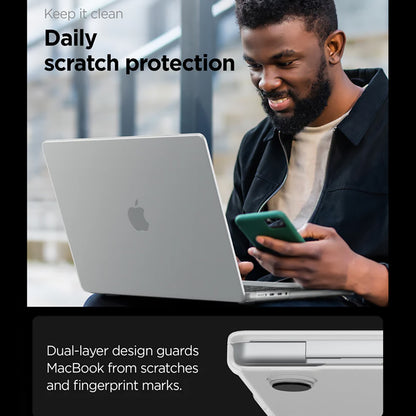 Spigen Airskin tok Apple MacBook Pro 16 hüvelykes (2026) / (2024) / (2023) / (2021), Matt átlátszó ACS11526