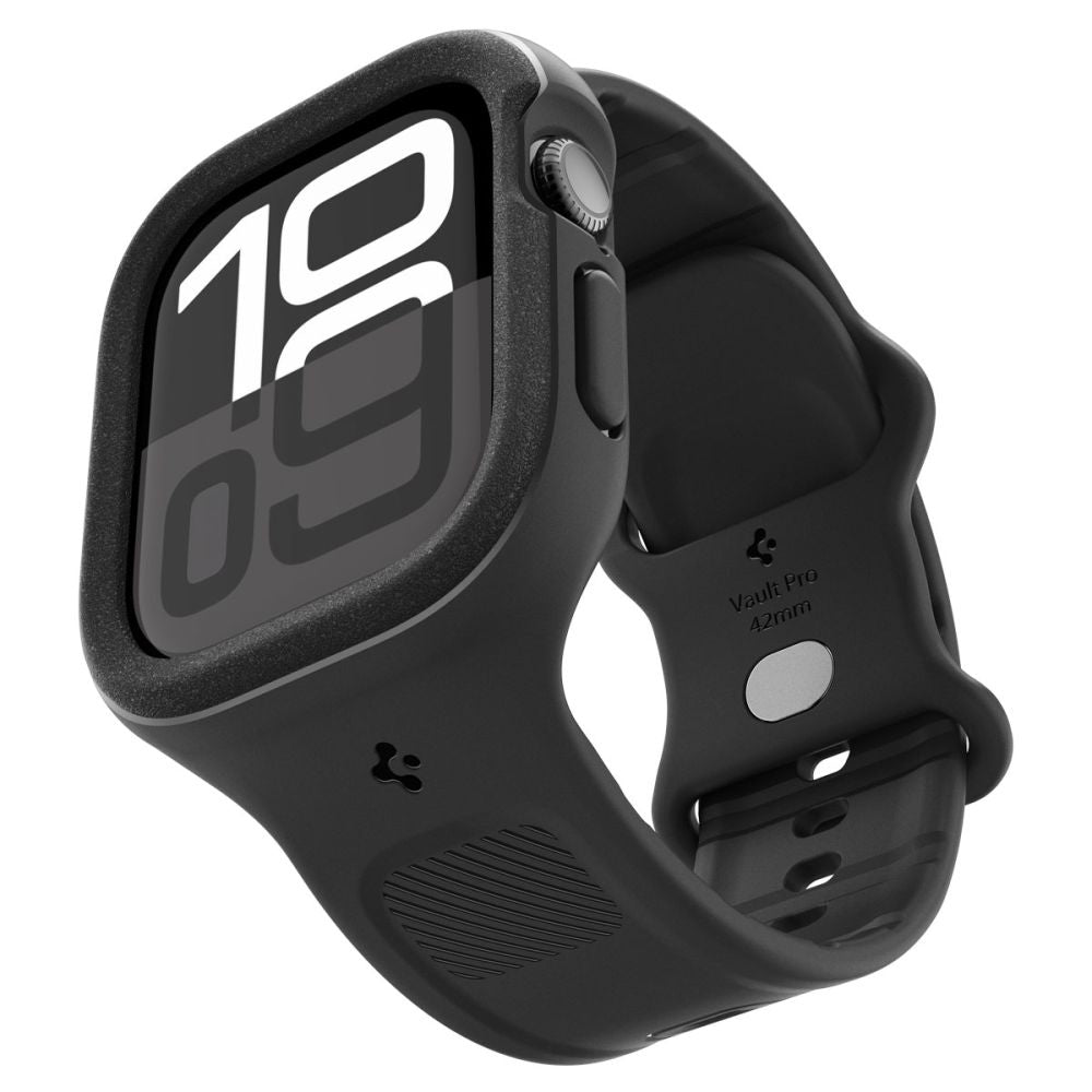 Spigen Caseology Vault Pro szíj Apple Watch Series 10 / 11 42mm-hez, Matt Fekete ACS09390