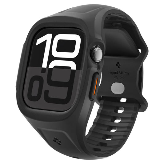 Spigen Liquid Air Pro tok Apple Watch Series 10 / 11 46mm-hez, Matt Fekete ACS09317