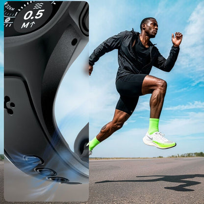 Spigen Liquid Air Pro tok képernyővédővel Apple Watch Ultra sorozathoz, matt fekete ACS11416