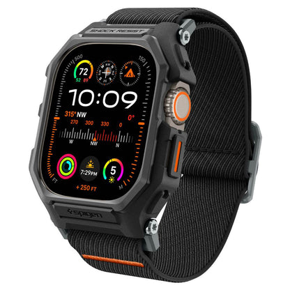Spigen Lite Fit Pro tok Apple Watch Ultra Series-hez, matt fekete ACS07104