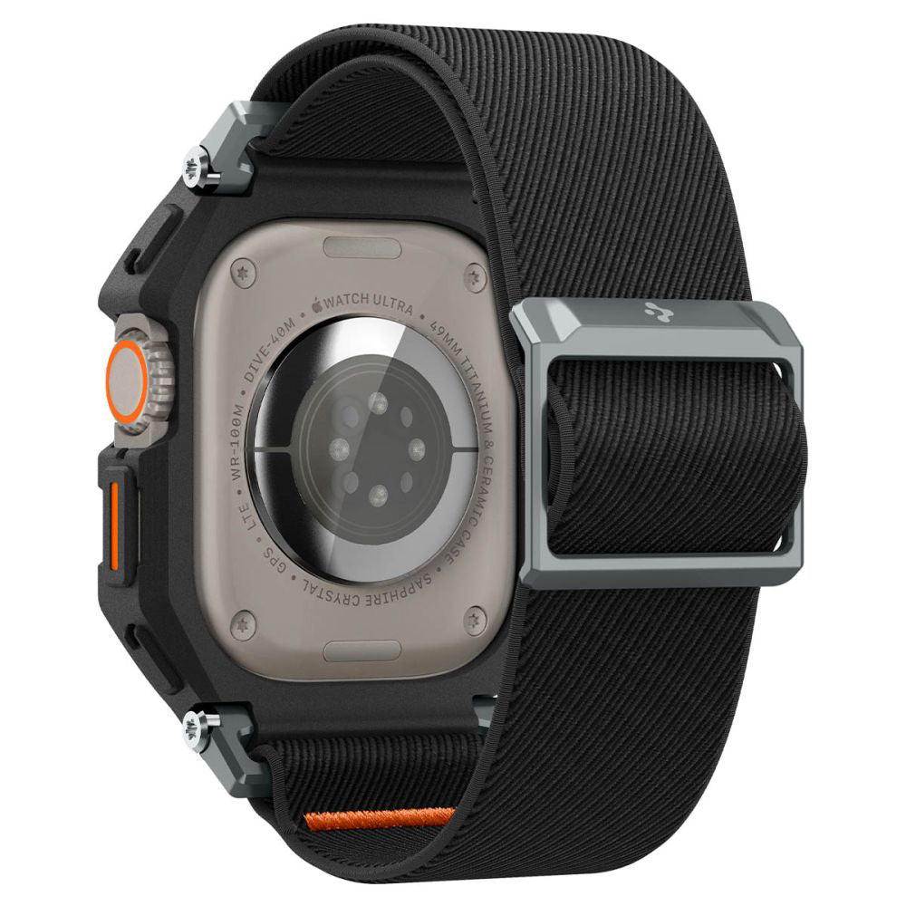Spigen Lite Fit Pro tok Apple Watch Ultra Series-hez, matt fekete ACS07104