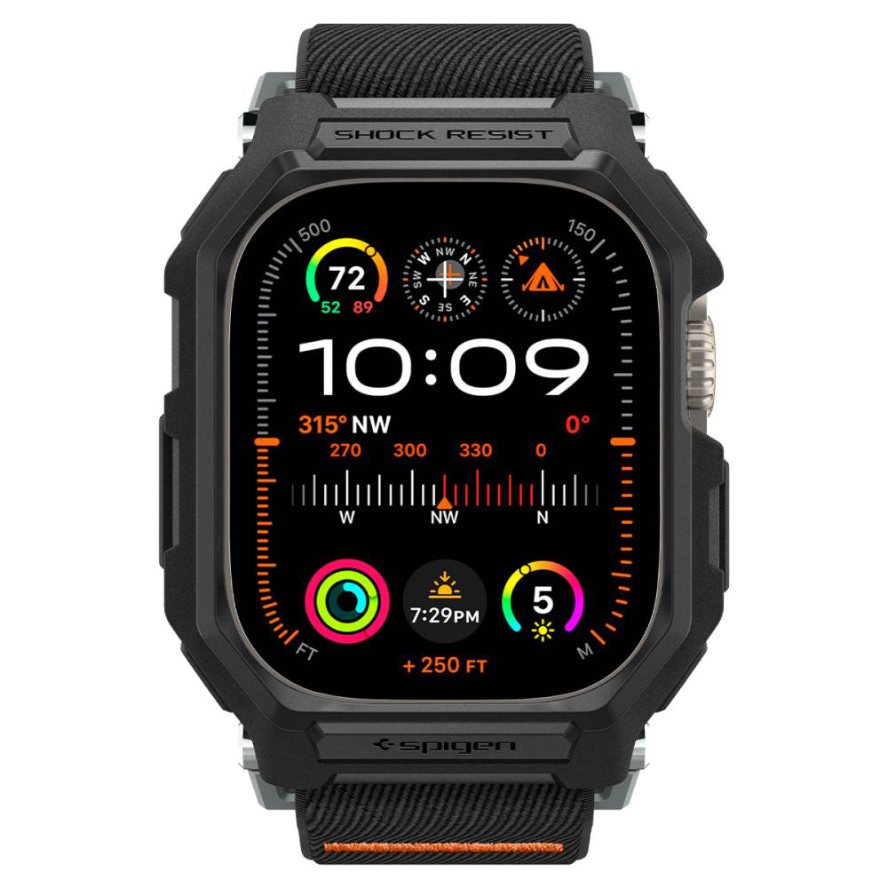 Spigen Lite Fit Pro tok Apple Watch Ultra Series-hez, matt fekete ACS07104