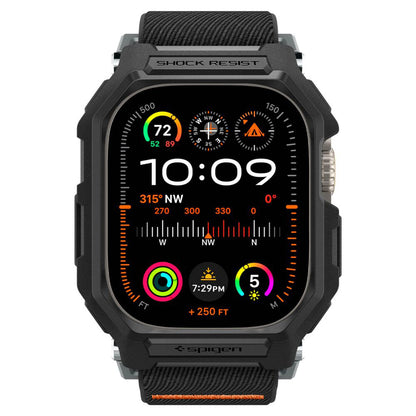 Spigen Lite Fit Pro tok Apple Watch Ultra Series-hez, matt fekete ACS07104