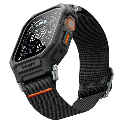 Spigen Lite Fit Pro tok képernyővédővel Apple Watch Ultra sorozathoz, matt fekete ACS11415
