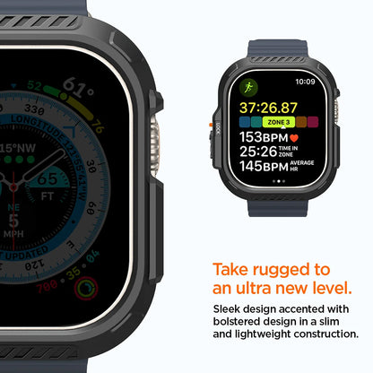 Spigen Lock Fit tok Apple Watch Ultra Series-hez, matt fekete ACS06208