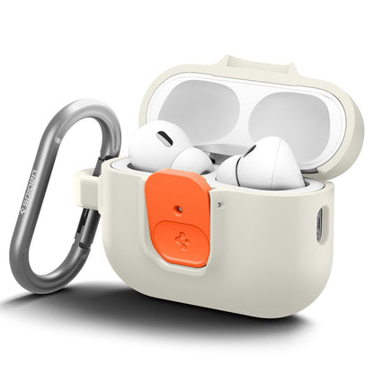 Spigen Nano Pop tok Apple AirPods Pro 3-hoz, Bézs Narancssárga ACS10134