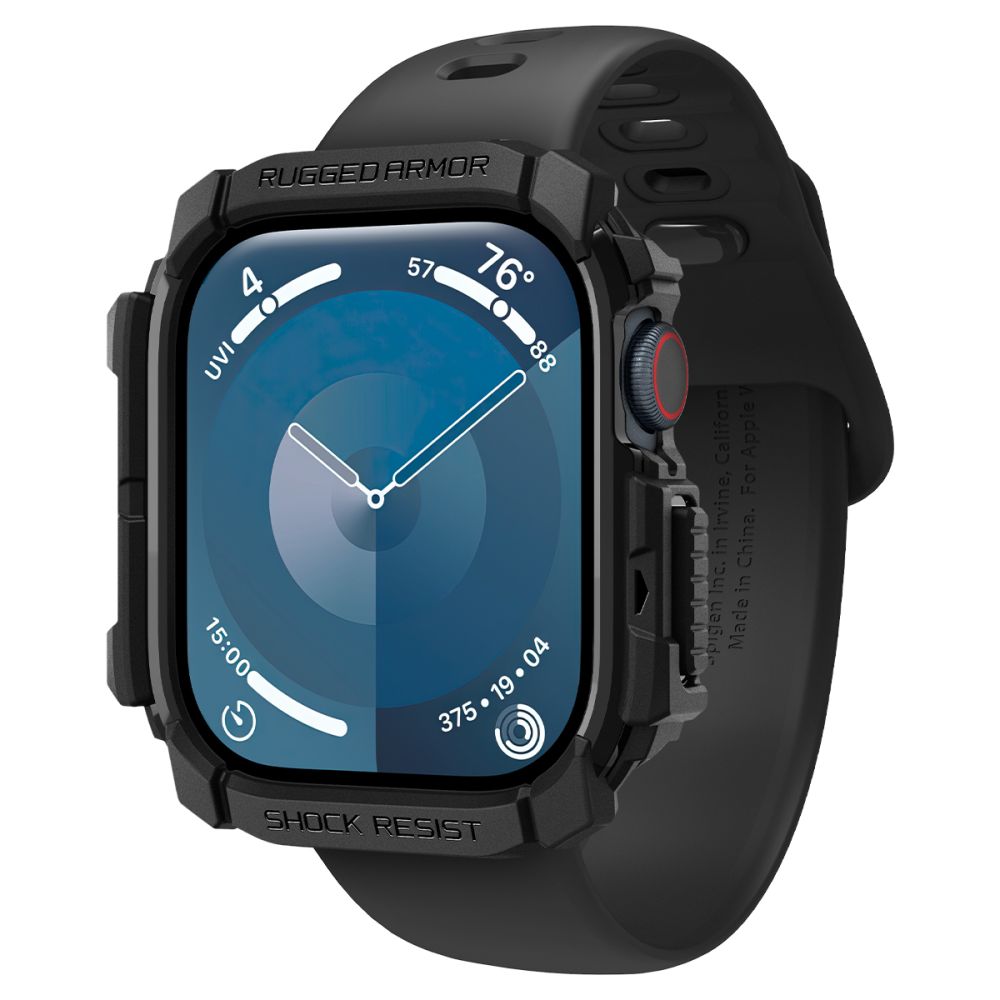 Spigen Rugged Armor tok Apple Watch Series 10 / 11 42mm-hez, Fekete ACS08585