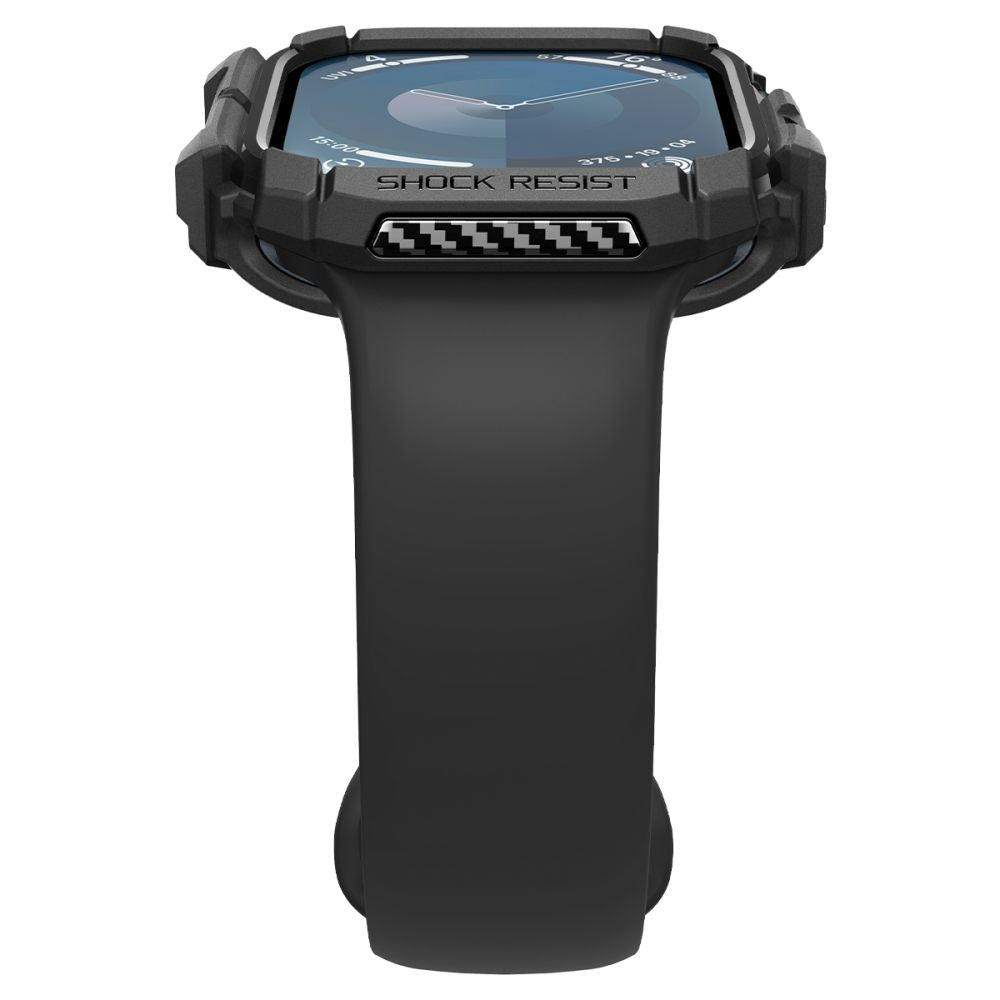 Spigen Rugged Armor tok Apple Watch Series 10 / 11 42mm-hez, Fekete ACS08585