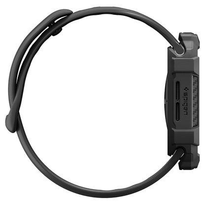 Spigen Rugged Armor tok Apple Watch Series 12 42 mm-es órához, matt fekete ACS11877