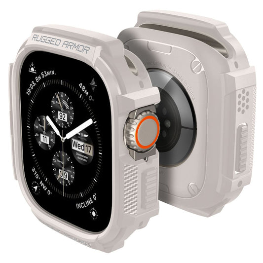 Spigen Rugged Armor tok Apple Watch Ultra Series-hez, Bézs ACS07381