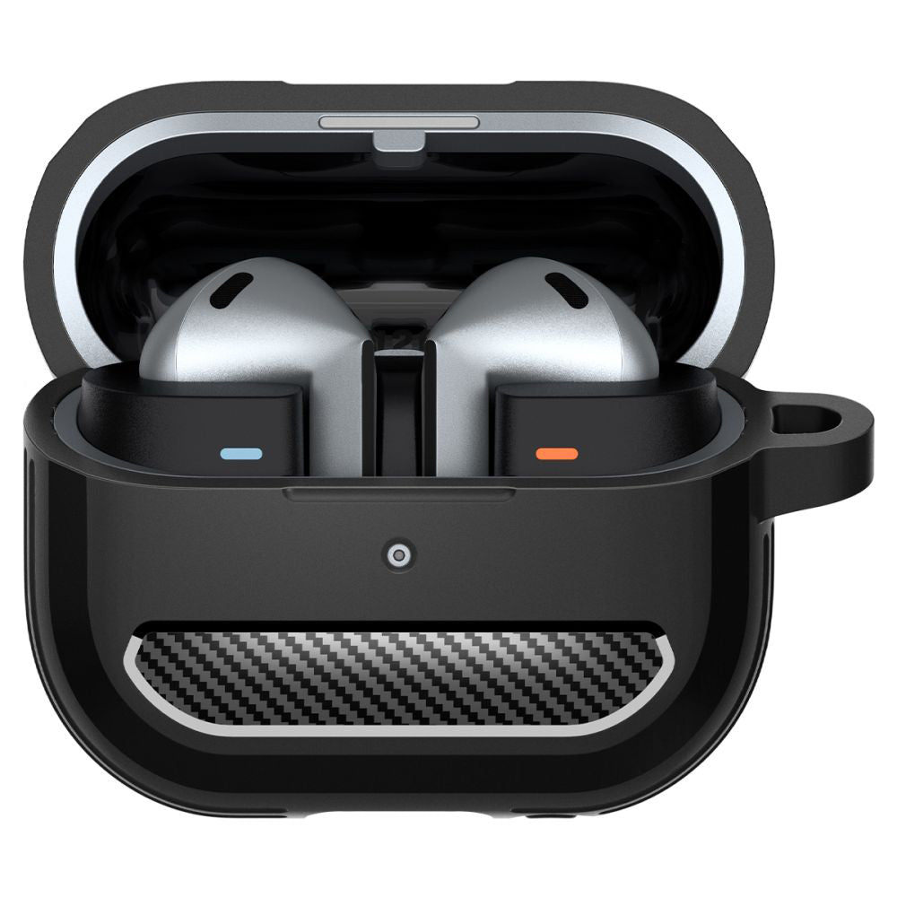 Spigen Rugged Armor tok Samsung Galaxy Buds3 FE / Buds3 Pro / Buds3-hoz, Fekete ACS08330