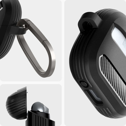 Spigen Rugged Armor tok Samsung Galaxy Buds3 FE / Buds3 Pro / Buds3-hoz, Fekete ACS08330