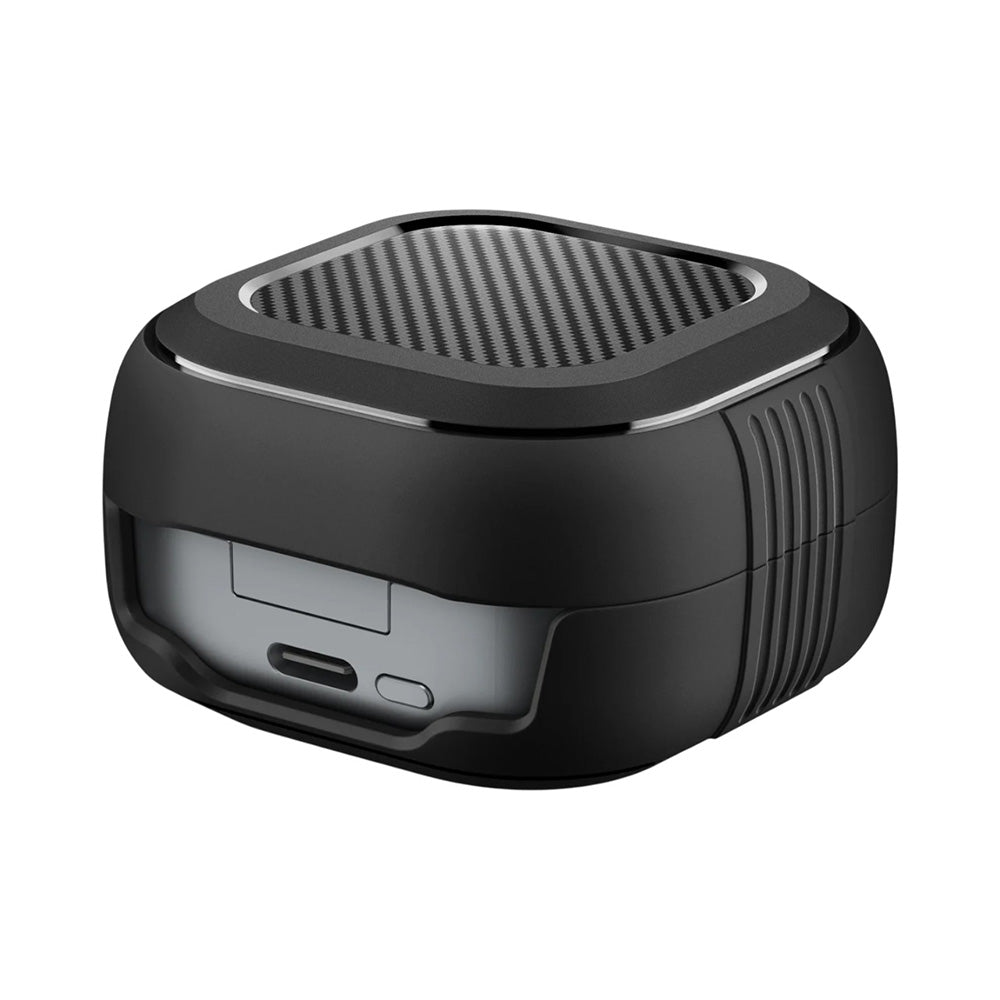 Spigen Rugged Armor tok Samsung Galaxy Buds4 / Buds4 Pro-hoz, Matt Fekete ACS11200